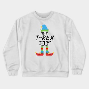 The TRex Elf Matching Family Group Christmas Party Crewneck Sweatshirt